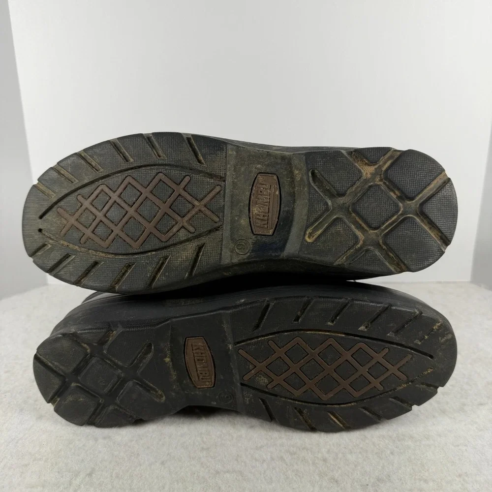 Khombu Kenny Men's‎ Winter Boots Size 9 Brown Black Waterproof Snow Duck Boots